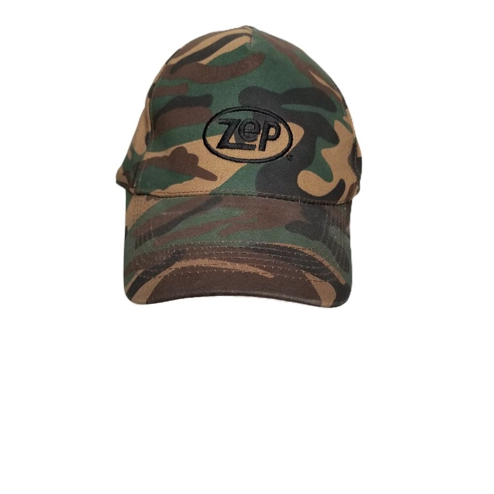 Camo Snapback Hat Mens Adjustable Baseball Cap Zep Logo Hunting Outdoor